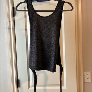 Fabletics Black Shimmer Tank Top for workouts